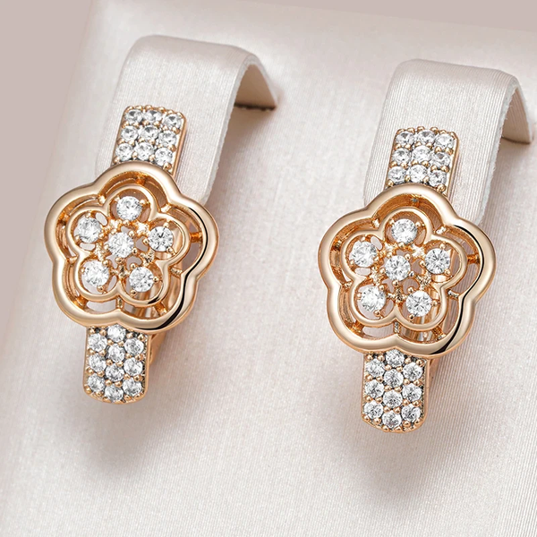 Elegant Bright Flower Earrings