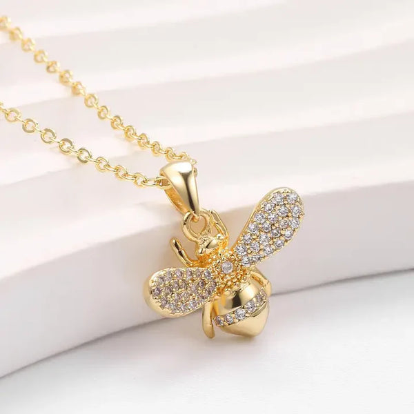 Bee Bright Golden Necklace