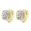 Nadine Gold Square Earrings